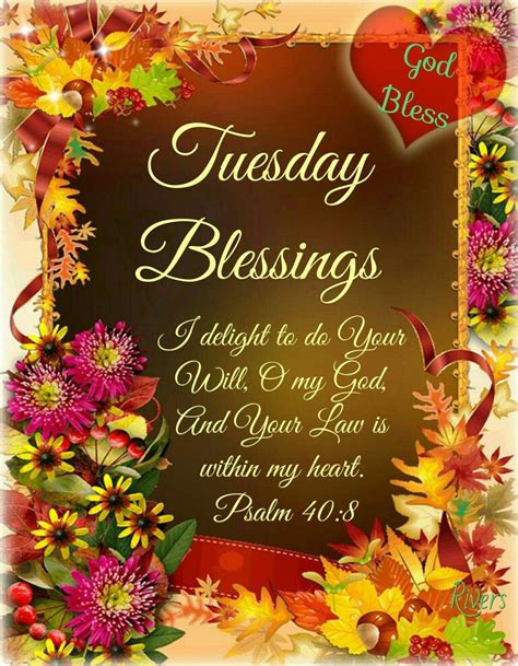 tuesday blessings images|tuesday morning inspirational images.